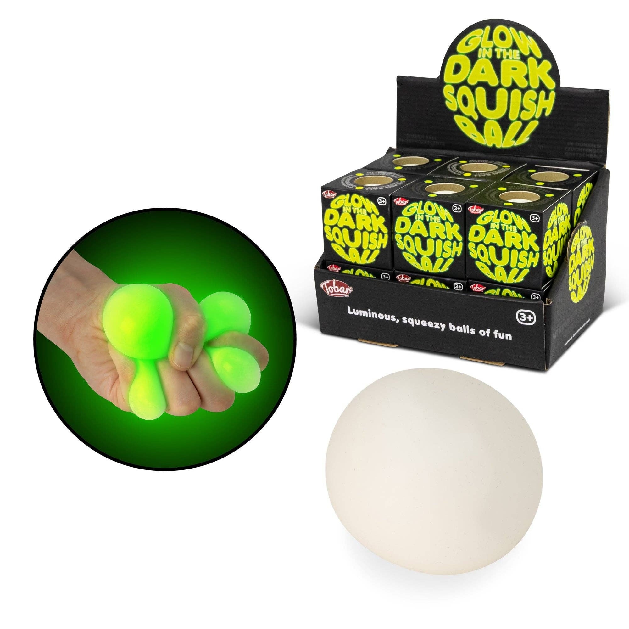 Scrunchems® Glow in the Dark Squishy Ball Fidget Toy